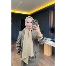 Valor Scarf Bloom Desen Şal - Kum Beji
