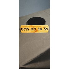 Racsen Design Ahşap Oyma Araç Park Telefon Numaratörü Araç Numara Kiti Geçici Park Telefon Numaratörü