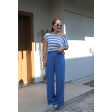 Indigo Tek Pile Detay Pantolon