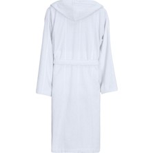 Verodis Italian Style Pamuklu Kadife Kapüşonlu Unisex Bornoz