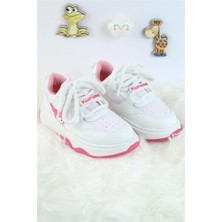 Unisex Çocuk Spor Ayakkabı Kuromi Spor Ayakkabı Özel Tasarım Bağçıklı ve Cırtlı Çocuk Sneaker Spor