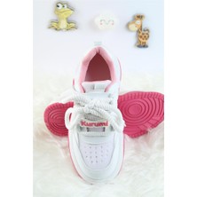 Unisex Çocuk Spor Ayakkabı Kuromi Spor Ayakkabı Özel Tasarım Bağçıklı ve Cırtlı Çocuk Sneaker Spor