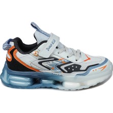 Jump 31053 Çocuk Sneaker Spor Ayakkabı Gri / Oranj