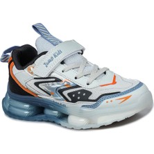 Jump 31053 Çocuk Sneaker Spor Ayakkabı Gri / Oranj