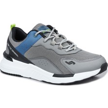Jump 30607 Gri - Mavi Erkek Sneaker Günlük Spor Ayakkabı