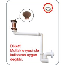 Dallmer Yer Kazandıran Lavabo Sifonu 137 - Taşma Deliksiz,Lavabo Dolabında ve Çekmecesinde,Lavabo Altında Duvara Bitişik Montajlı Koku Önleyici S Sistemi,Kolay Temizlenir Giderli, Ayarlanabilir Borulu