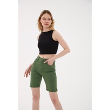 Kolsuz Crop Bluz Siyah