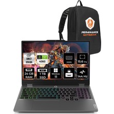 Lenovo Loq i7 13650HX RTX 4060 Gaming Laptop 24GB RAM 1TB SSD 15.6" FHD 144Hz Win11 Pro + Per4 Çanta 83DV00W5TRP353
