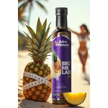 AdraNatura Bromelain Blend-Bromelain, Koenzim Q10 ve L-Karnitin'li Mix, Ananas Özlü Detox Karışımı Şurubu