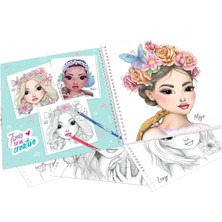 Top Model Sac Tasarım Boyama Kitabı 041246B_A
