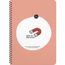 Hisli Şeyler Hepsi De Beni Bulur A4 Kareli Defter
