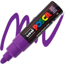 Uni-Ball Uniball PC7M Posca Mor 4.5-5.5 Mermi Uçlu Su Bazlı Poster Markörü