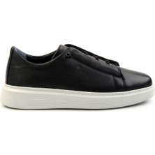 Siyah Napa Hakiki Deri Erkek Casual Ayakkabı E01084211343