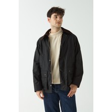 Stuf&co Barn Yağlı Ceket Siyah /  Barn Wax Jacket (Black) /  / Barn Waxed Cotton Jacket