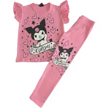 Arya Nisa Kids Kızçocuk Kuromi Baskılı Taytlı Takım