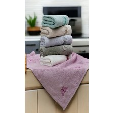 Bambu Kelebek Nakışlı Mutfak Havlusu