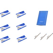 6 Adet Apartman Aidat Makbuzu Yarım Boy +3 Adet Mavi T.kalem +1 Adetişletme Defteri