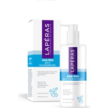 Laperas Akneli Ciltler Için Salisilik Asit Aha/bha Cadı Fındığı Yüz Vücut Vegan Temizleme Jeli 400 ml 2'li Paket