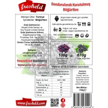 Fresheld x 3 Paket Dondurularak Kurutulmuş Böğürtlen 100 gr