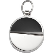 Energetix Parlak Paslanmaz Çelikten Zamansız Güzellikte Manyetik Kolye Ucu