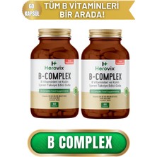 B Complex 60 Kapsül B Vitaminleri ve Kolin - 2 Adet