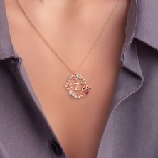 İndigo Takı Lale Bahçesi Harfli Rose Gümüş Kolye