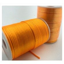 İpek Hobi  Turuncu İnce Filoş İp 2 Mm  1 Top