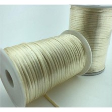 İpek Hobi Krem İnce Filoş İp 2 Mm  1 Top