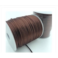 İpek Hobi Kahverengi İnce Filoş İp 2 Mm  3 Top