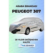 Peugeot 307 Uyumlu Lüks Araba Brandası Miflonlu Branda Oto Çadır Örtü