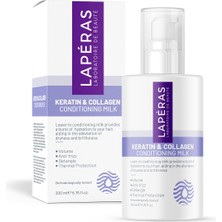 Laperas Uv Filtreli Keratin Kolajen Durulanmayan Vegan Saç Bakım Sütü 2'li Paket