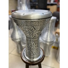 Vatan Alüminyum Döküm Çiçek Desenli Dövme Darbuka/çömlek