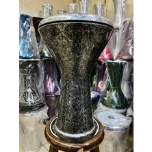 Vatan Alüminyum Döküm Gri Kırçıllı Darbuka/çömlek KOD6218