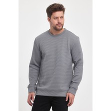 Kendinden Desenli Sweatshirt