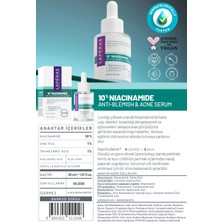 Siyah Nokta Karşıtı %10 Niacinamide %1 Tranexamic Acid %1 Zinc Pca Vegan Serum 2'li Paket