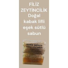 Filiz Zeytincilik Doğal Kabak Lifli Eşek Sütlü Sabun