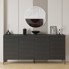 Sephia Yemek Odası Aynası Yuvarlak - Diamond Beyaz 72 x 2 x 72  cm