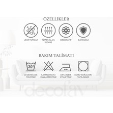 Bonjour Arı Peteği Temalı Geometrik Tasarımlı Lazer Kesim Fırın Örtüsü