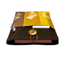 Kitap Kılıfı / Kitap Çantası , Afrikalı Kadın (Üçlü)