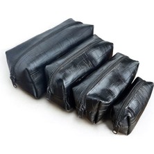 Me-Vo Siyah Renkli 4'lü Matruşka Makyaj Çantası