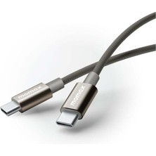 Elite 60W Usb-C - Usb-C Kablosu 1,5m Titanyum