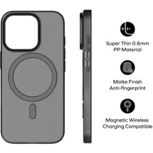 Momax Lite Caseform Magnetic Case iPhone 16 Transparent Black