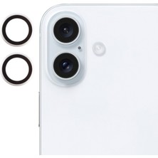 Nettech Apple iPhone 16 Uyumlu Alüminyum Seri Kamera Cam Koruyucu