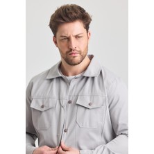 Sivaist Bej Erkek Pamuk Polyester Karışımlı Iç Cepli Su ve Rüzgar Geçirmez Mevsimlik&yazlık Mont