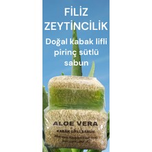 Filiz Zeytincilik Doğal Kabak Lifli Aloe Vera Sabun