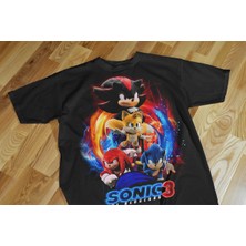 Texclusive Sonic Tshirt Çocuk Siyah