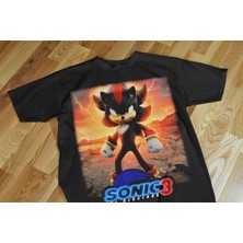 Texclusive Sonic Çocuk Tişört Siyah