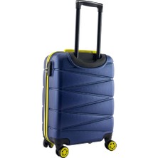 Kabin Boy Valiz 4x2 Teker Mavi 1164