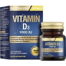 Nutraxin D3 Vitamin 1000 IU 120 Tablet
