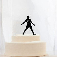 Nana Art Cristiano Ronaldo Yıkanabilir Pasta Süsü – Futbol Tutkunları Için Özel Tasarım